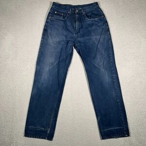 212 Degrees Jeans Mens 30x30 Blue Straight Fit Denim‎ Casual Preppy Pockets Logo